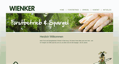 Desktop Screenshot of forstbetrieb-wienker.de